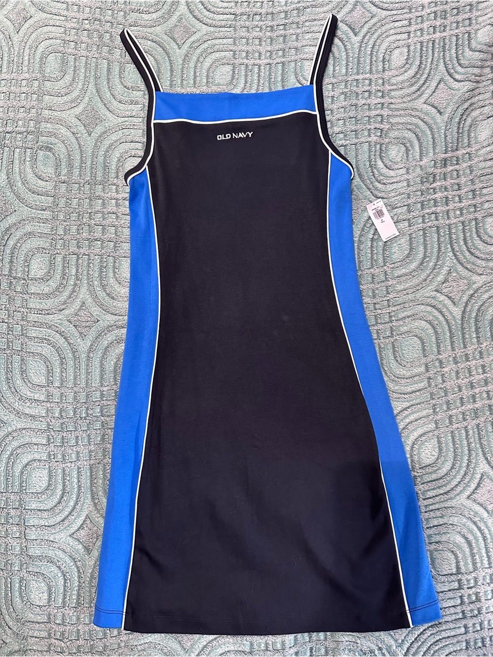 Old Navy Women’s Black and Blue One-Piece Dress